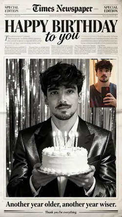 Newspaper birthday 