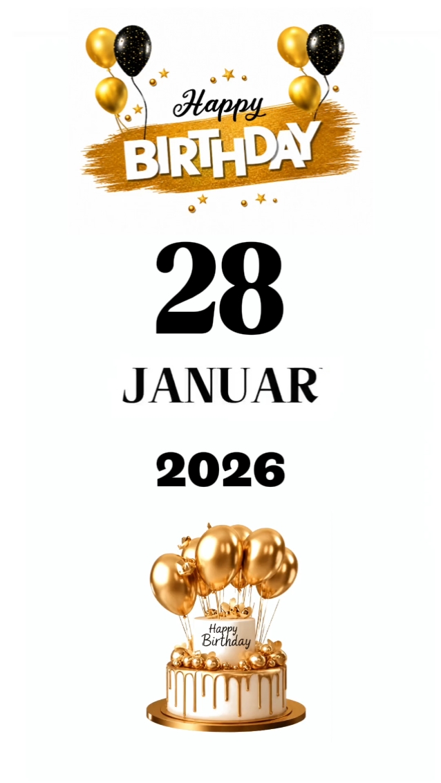 ANNIVERSAIRE 28 AOÛT 2026