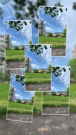 動画エフェクト　フラッシュコラージュ