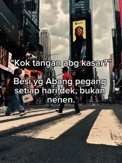 Tangan 🖐️ abang kasar