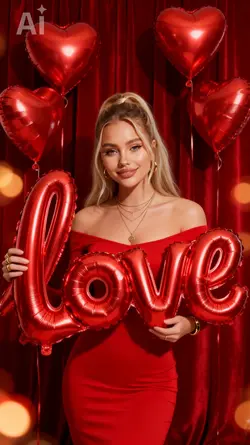 Love Balloon Girl