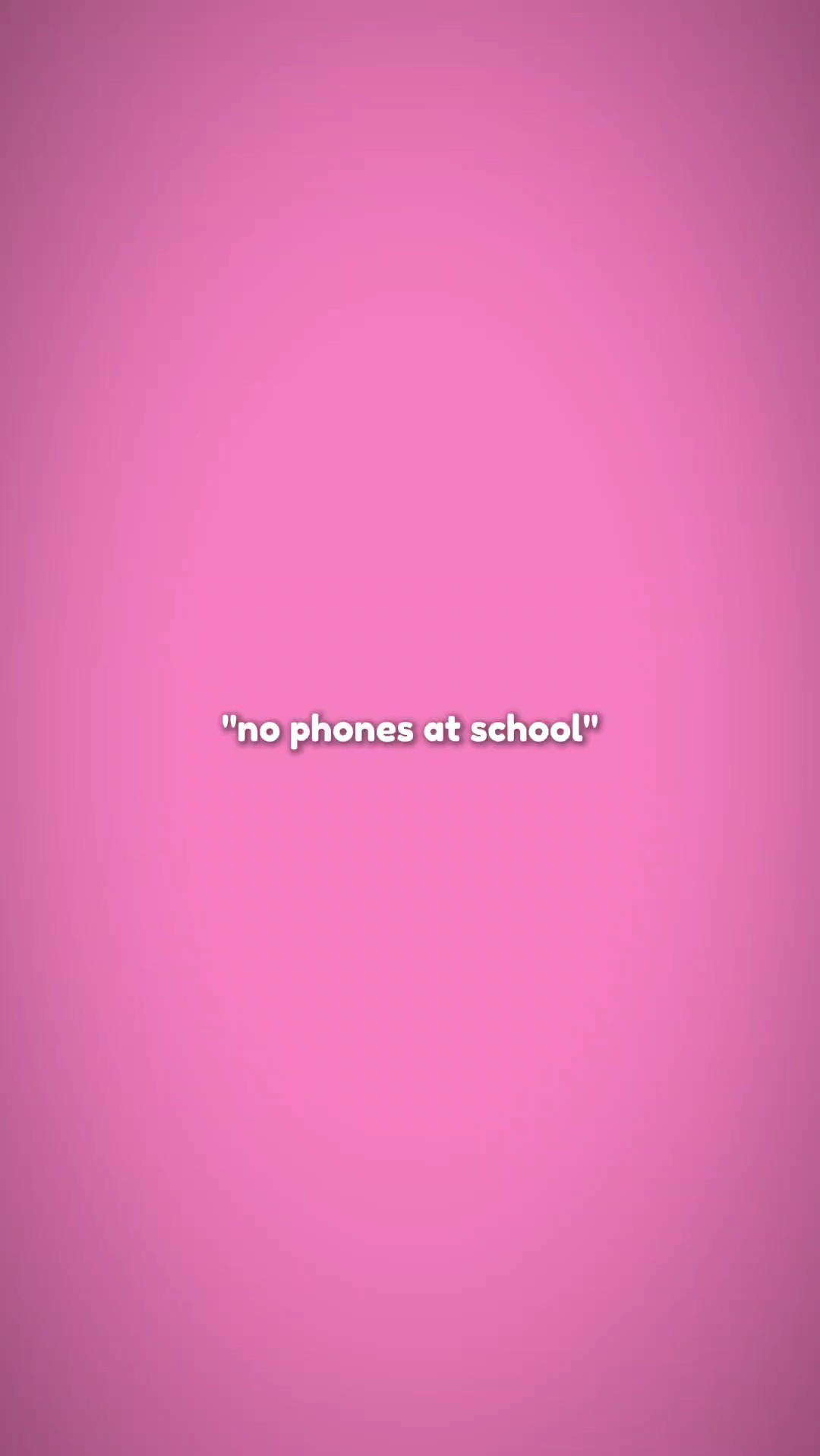 Sem telefones na escola
