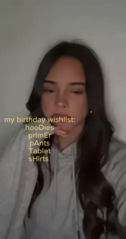 Birthday wishlist lo