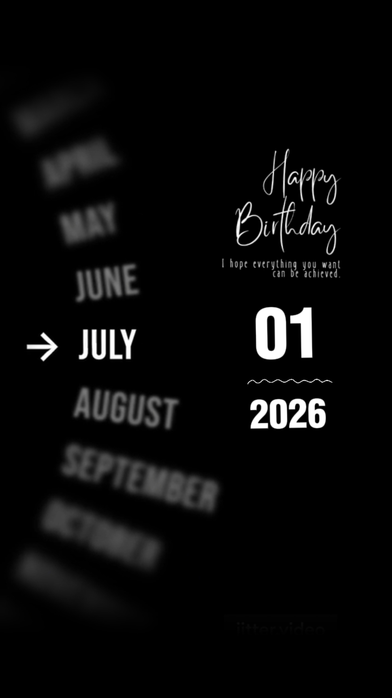 BDAY LOVE 1 JULY