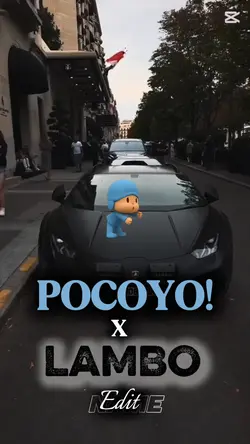 Pocoyo Lambo edit