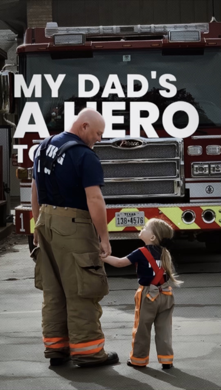 my dad’s a hero 