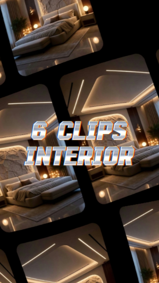6 clips interiores