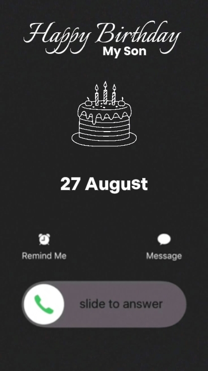 BDAY MY SON 27August
