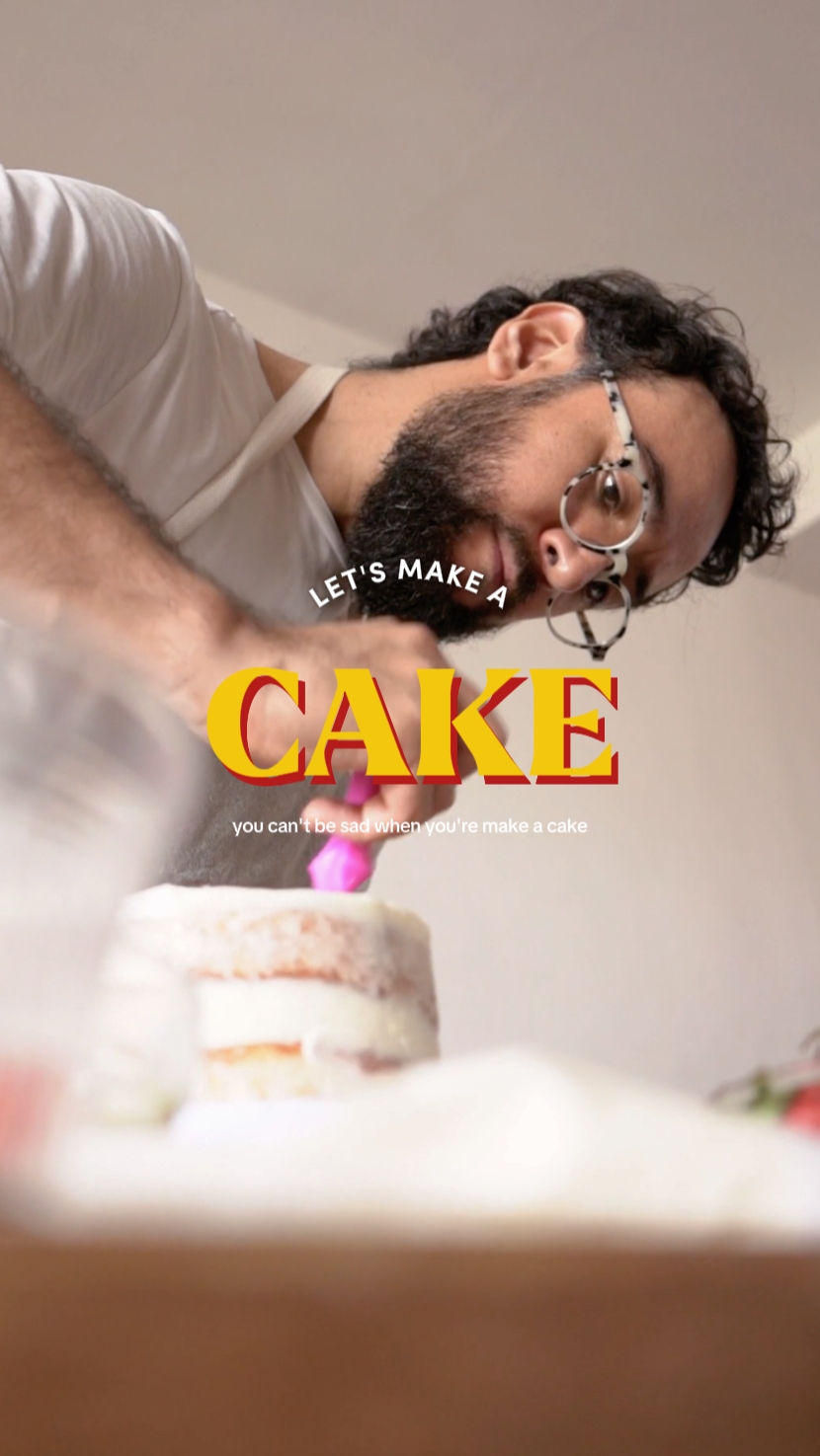 Making a cake!