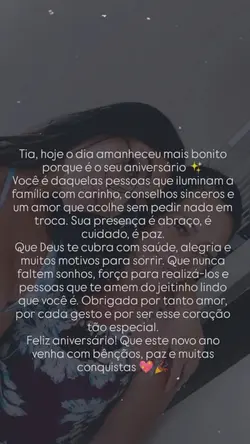 parabéns tia