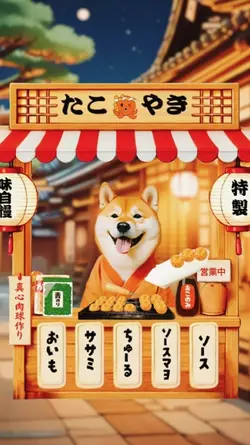 たこ焼き屋さんになろう