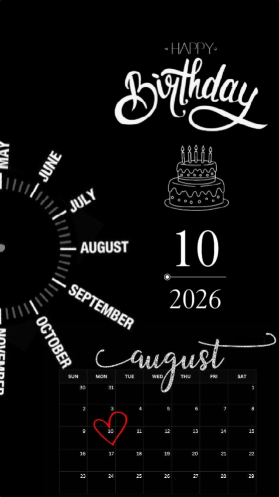 ULANG TAHUN 10 AGUSTUS 2026