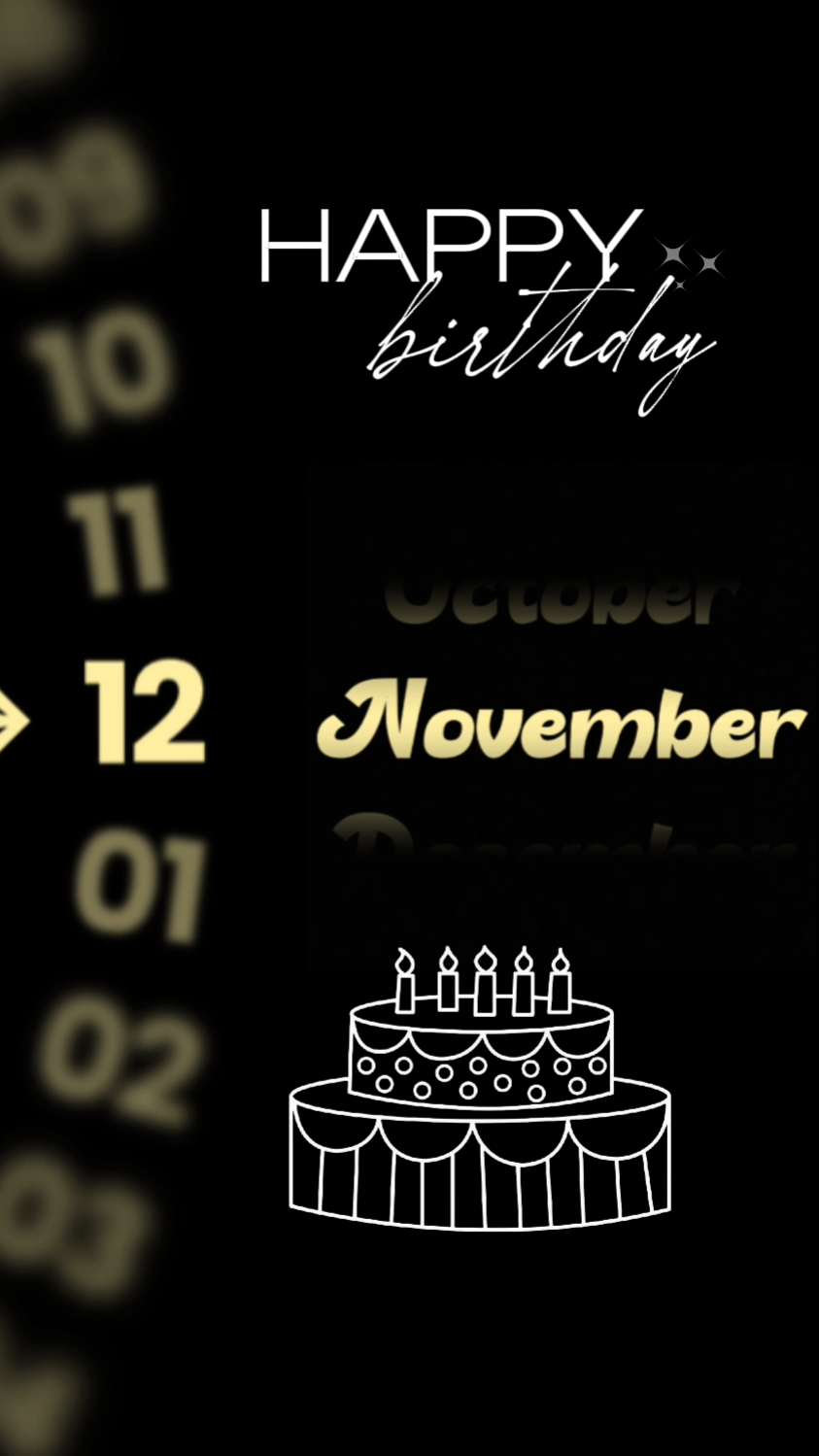 Hbd 12 de novembro