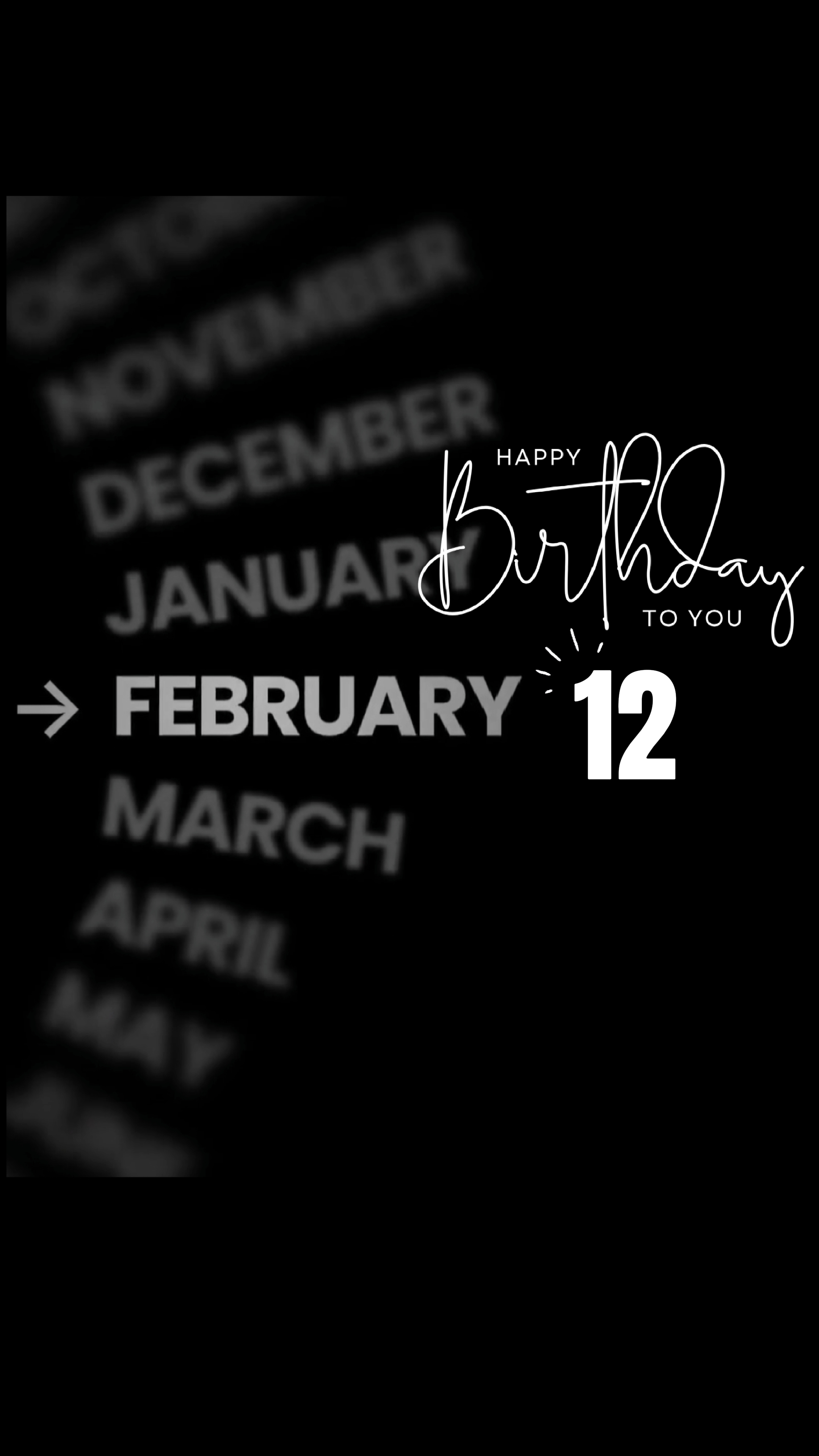 HBD 12 ŞUBAT 