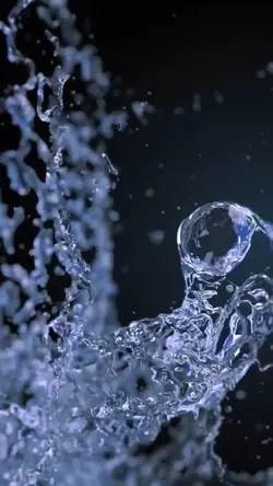 Water splash effect