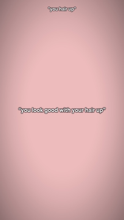 hair down