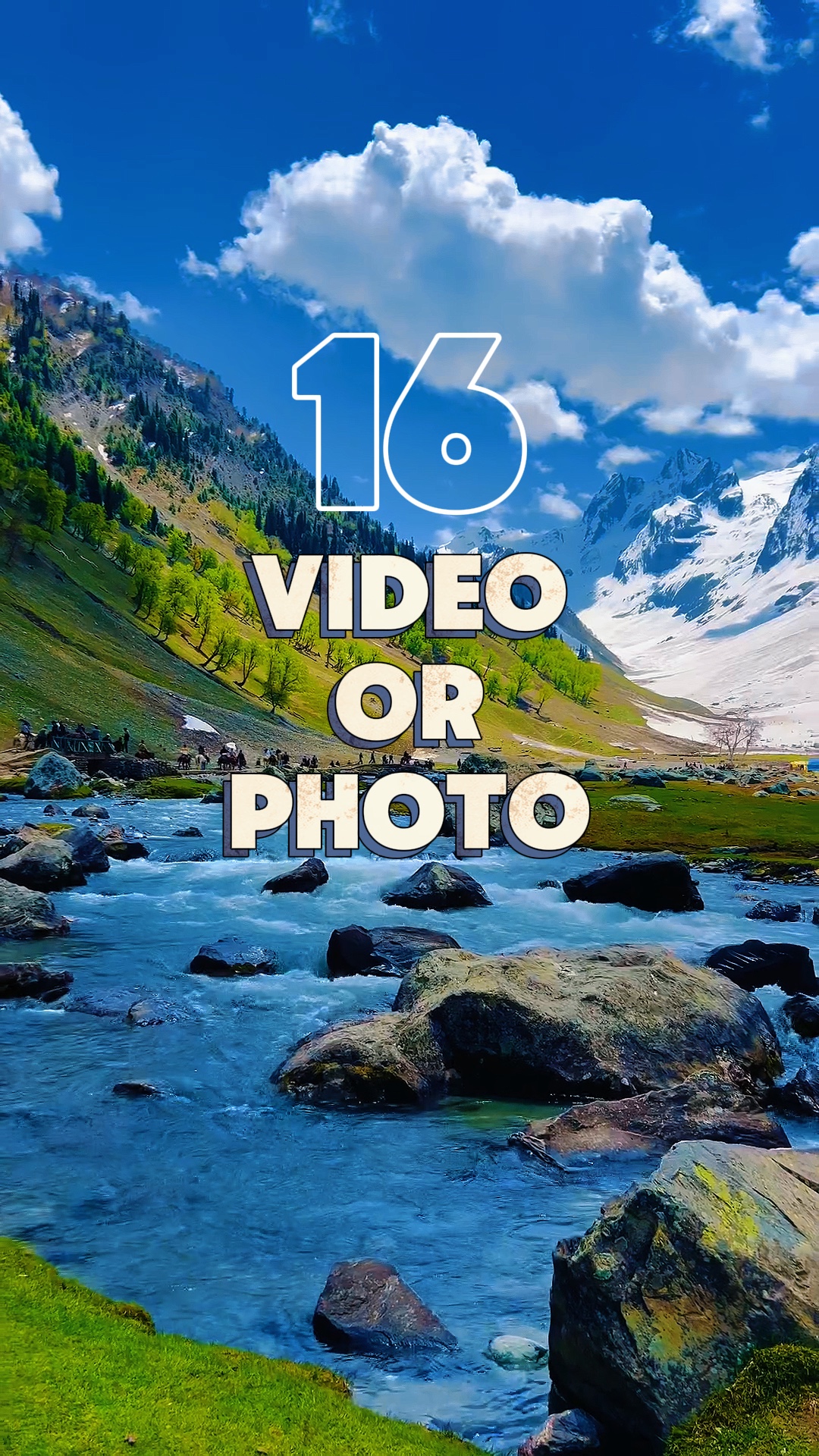 16 video or photo 