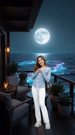 full moon view 