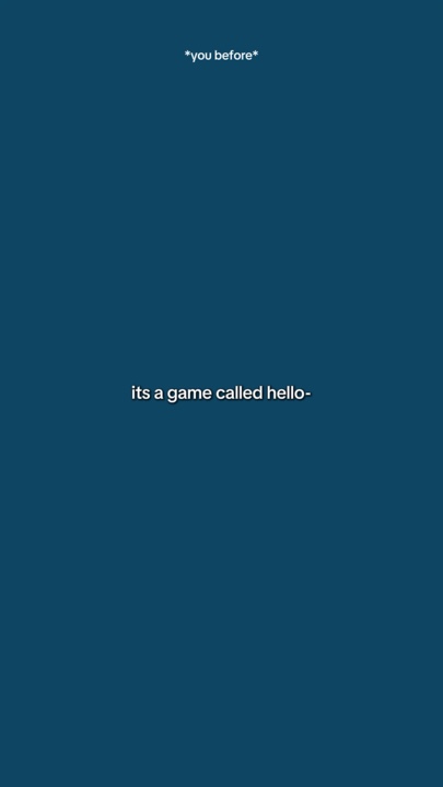 Its A Game Called