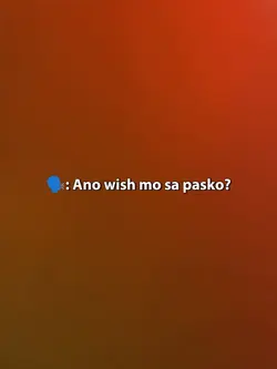ano wish mo sa pasko