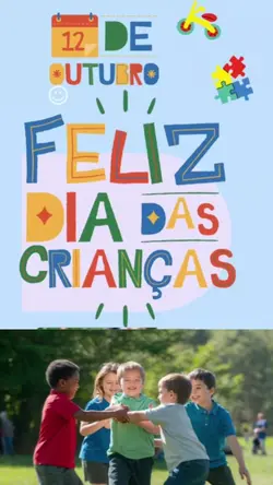 feliz dia das crianç