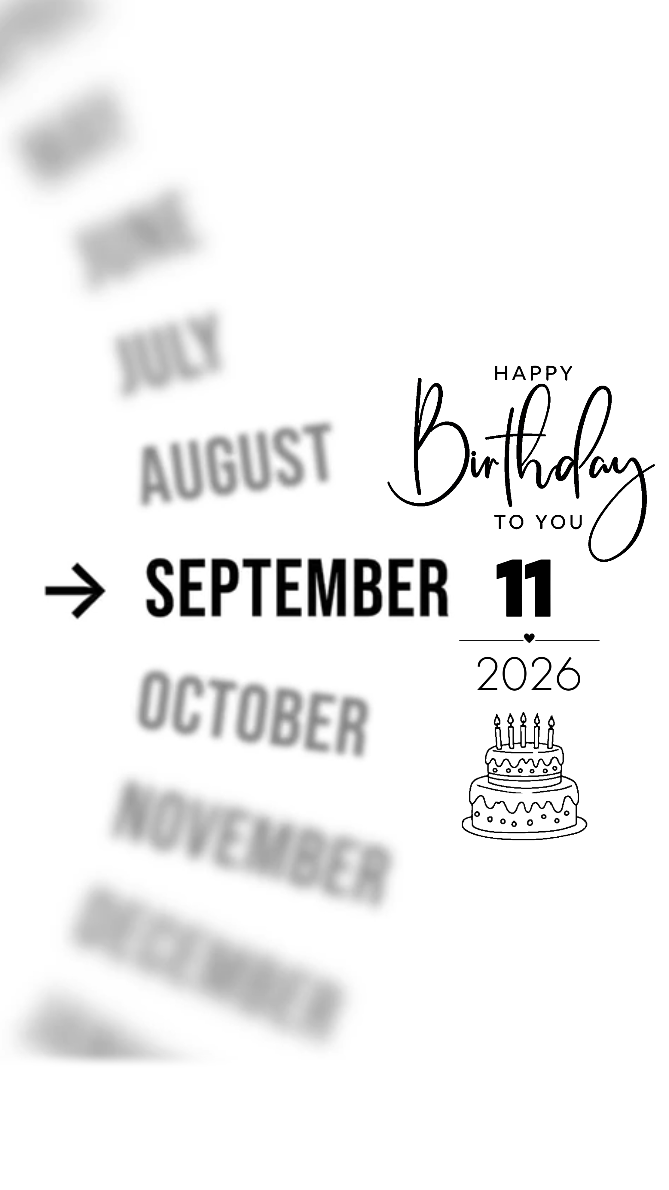 BIRTHDAY 11 SPTEMBER
