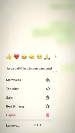 lu ga balik?