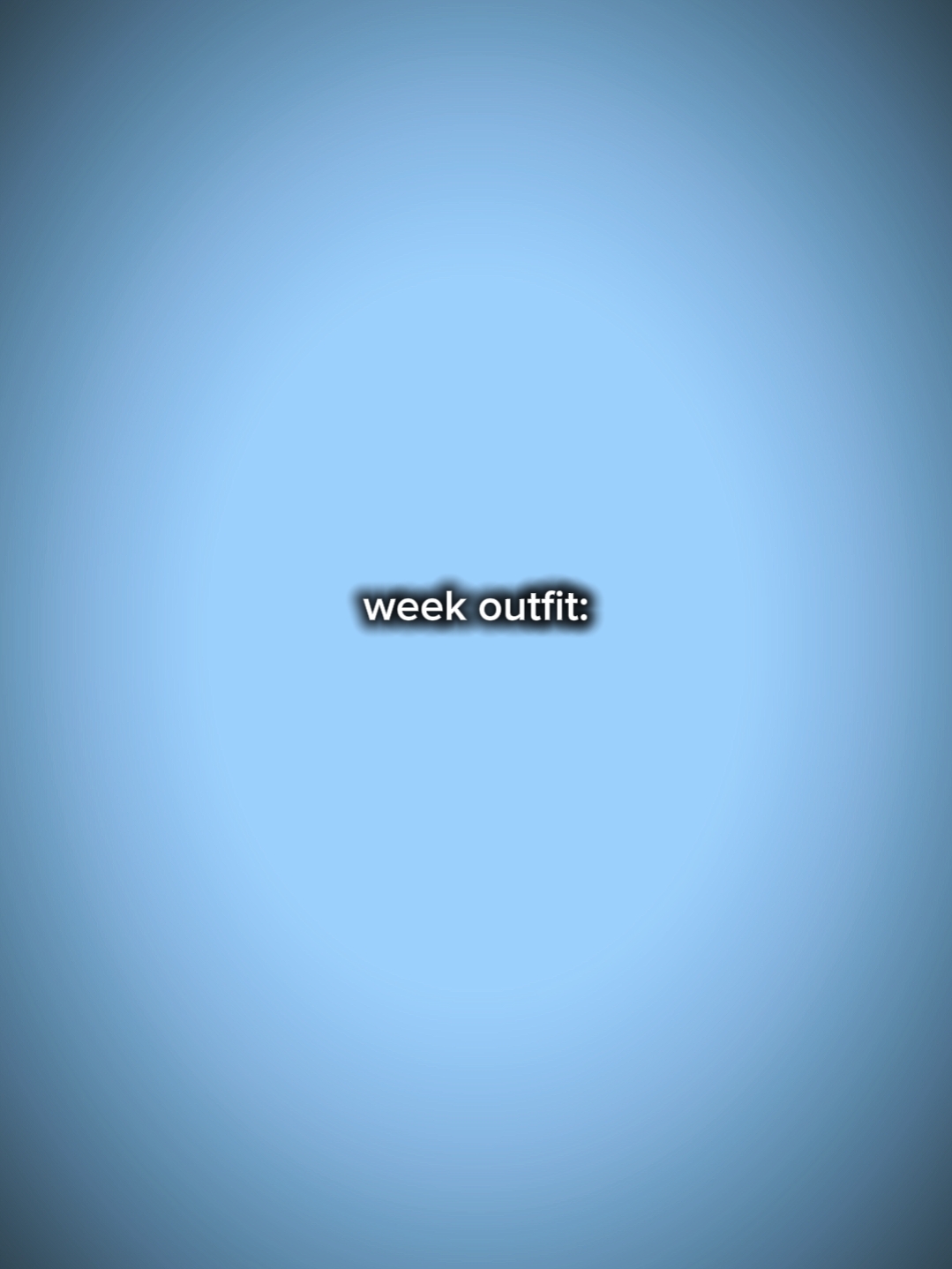 ROUPA DE SEMANA