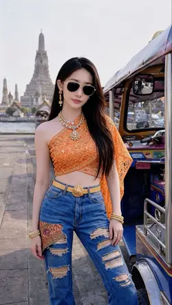 สีส้มมาแล้ว เท่100%