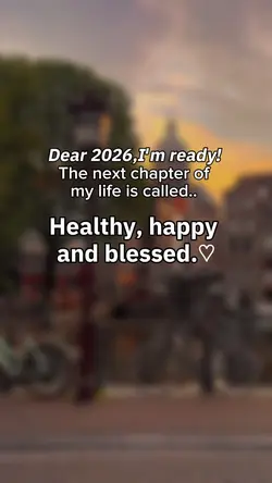 Dear 2026, I'm ready