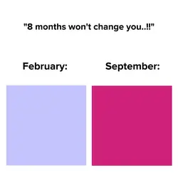 8month glowup