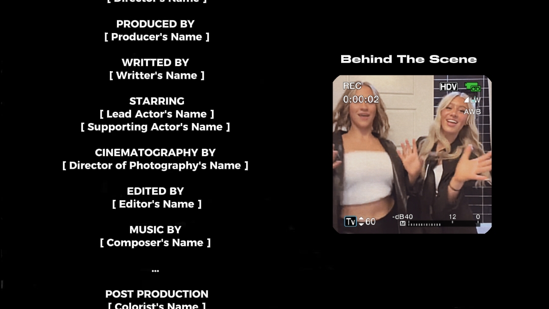 behind the scene