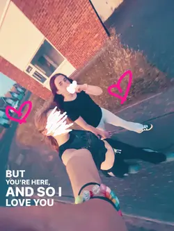 stuck byglue onto u💘