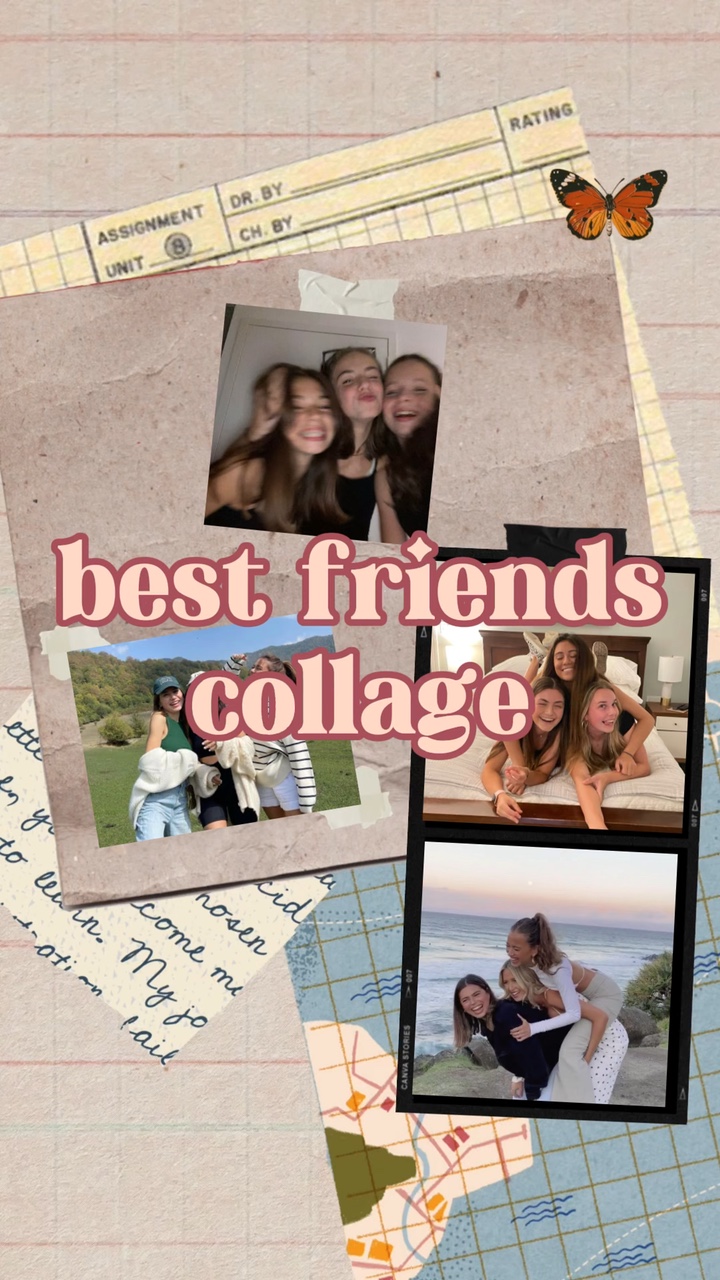 collage de meilleur ami