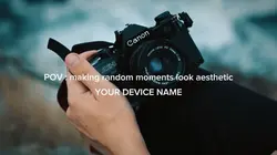 Shoot with ur device
