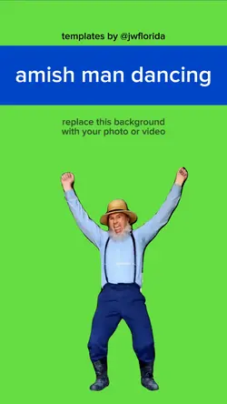 amish man dancing