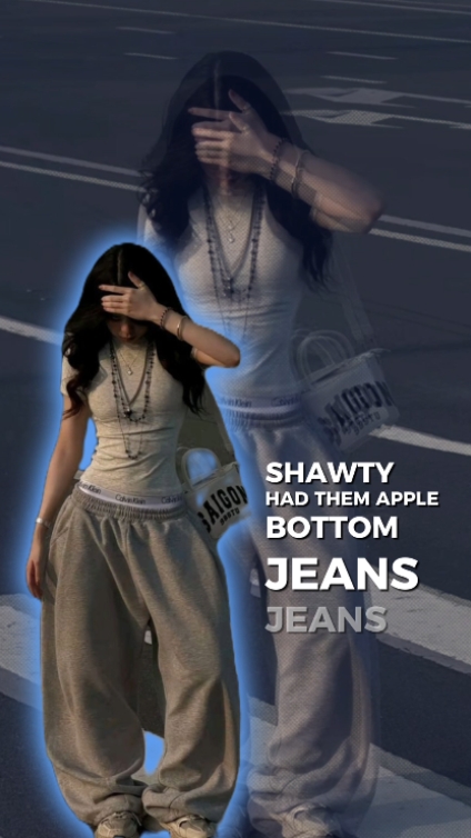 Jeans de baixo