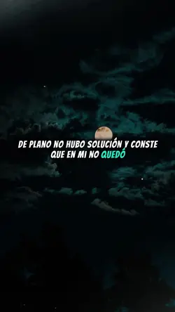 En mi no quedó 