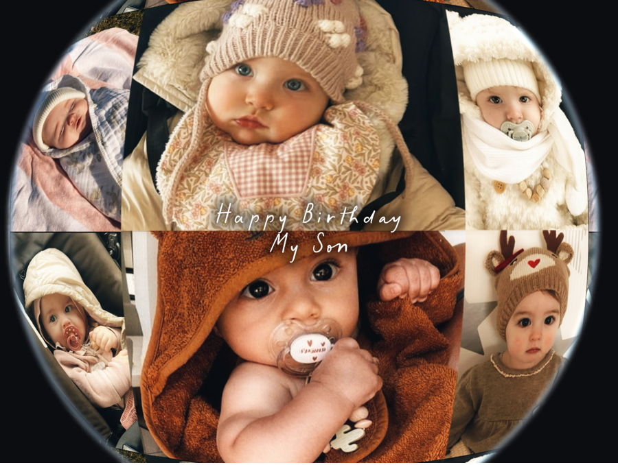 Feliz aniversário bebê 