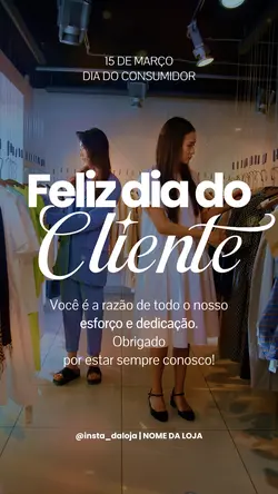 DIA DO CLIENTE 15|03