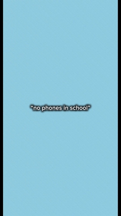 Kein Telefon in der Schule?