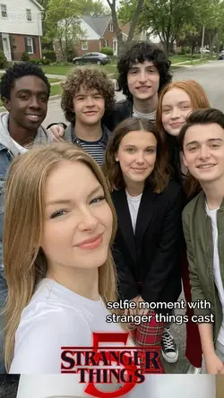 StrangerThings Selfi