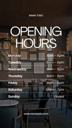 story : opening hour