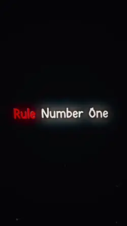 rule no 1 
