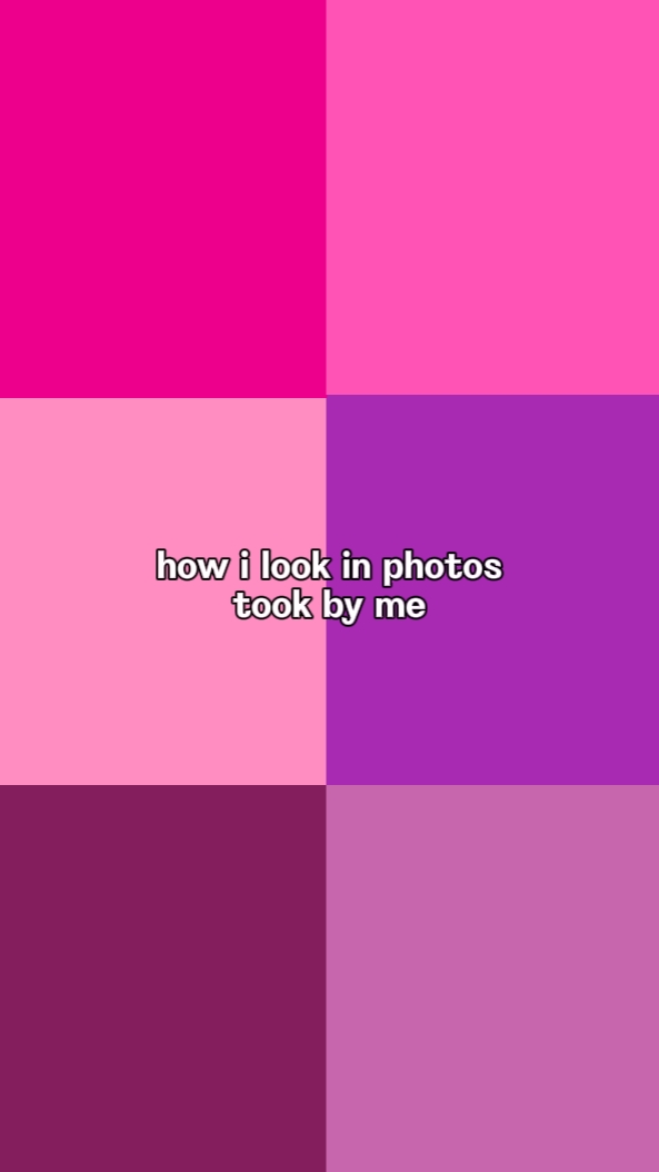 How i look in photos