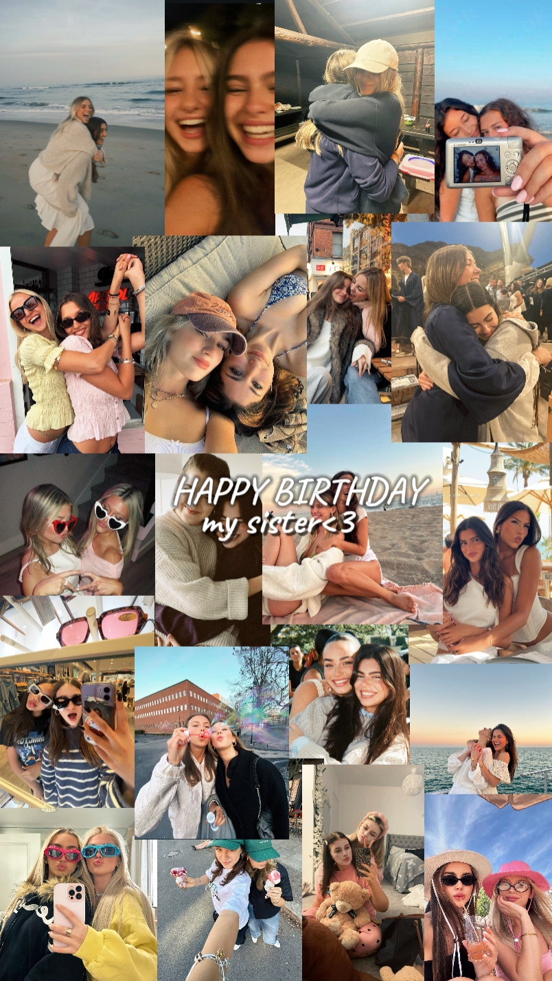 Aniversário minha irmã 