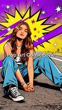 Pop Art Comic Style