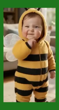 Cute Baby Bee