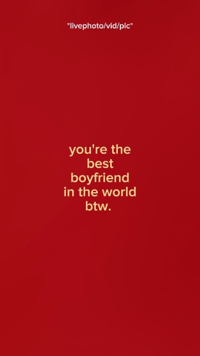 Eres el mejor novio