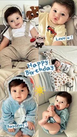 Birthday baby boy